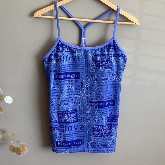 RARE! 🍋 Lululemon Power Y Tank- size 8 - Picture 1 of 8